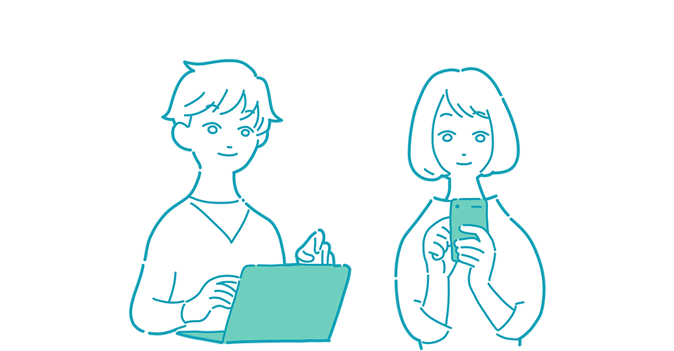 申込受付イラスト